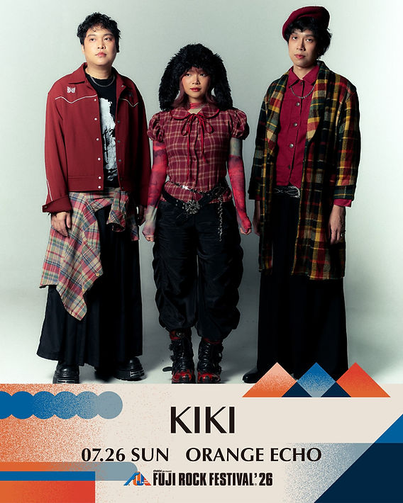 バンコク発〈KIKI〉、FUJI ROCK FESTIVAL '26出演決定／來自曼谷的