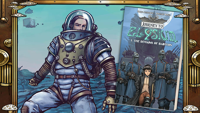 A steampunk comic of survival, betrayal, and cosmic wonder.