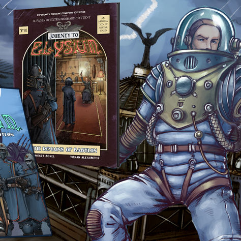 Steampunk Comic by Bonsart Bokel coming soon to Kickstarter - Journey to Elysium