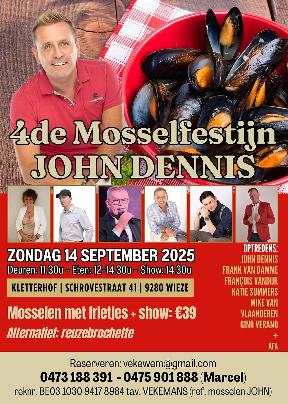 Mosselfestijn John Dennis