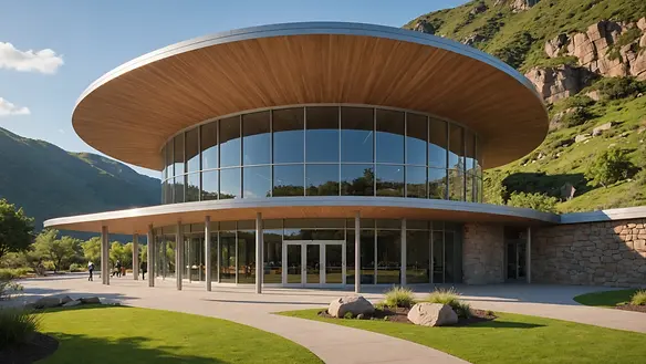 Exterior view of the Arikok Visitor Center