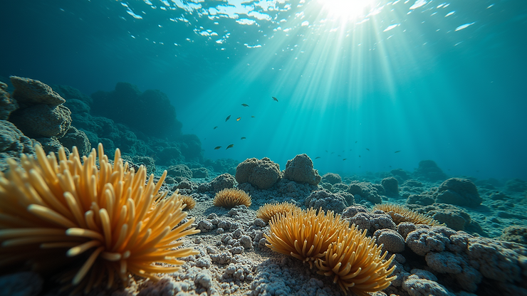 Close-up view of Akumal's stunning underwater reef