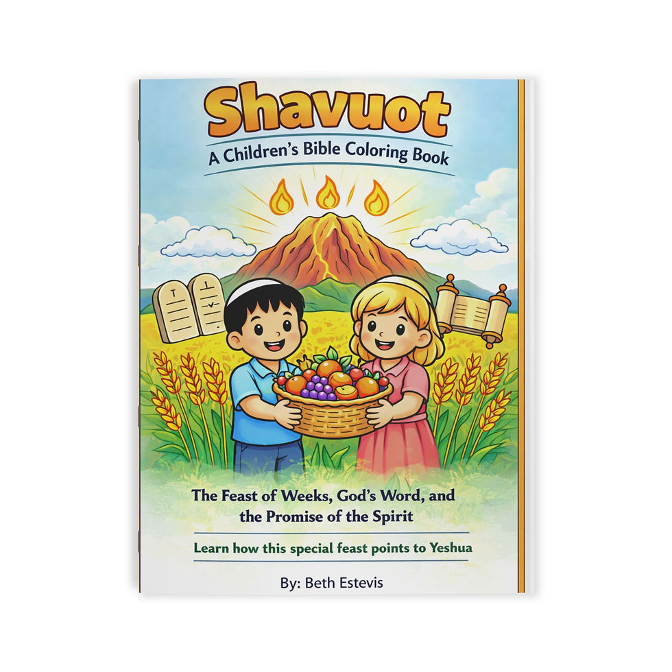 Thumbnail: Shavuot Pentecost Coloring Book for Kids |  | Feast of Weeks Activity Book