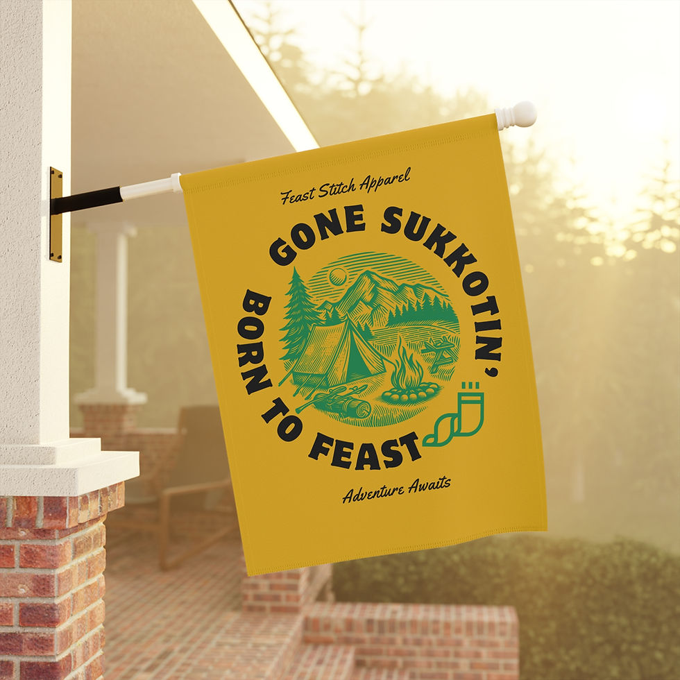 Thumbnail: Gone Sukkotin' Decor for Camping, Porch, or Sukkah, Sukkot Celebration Decor