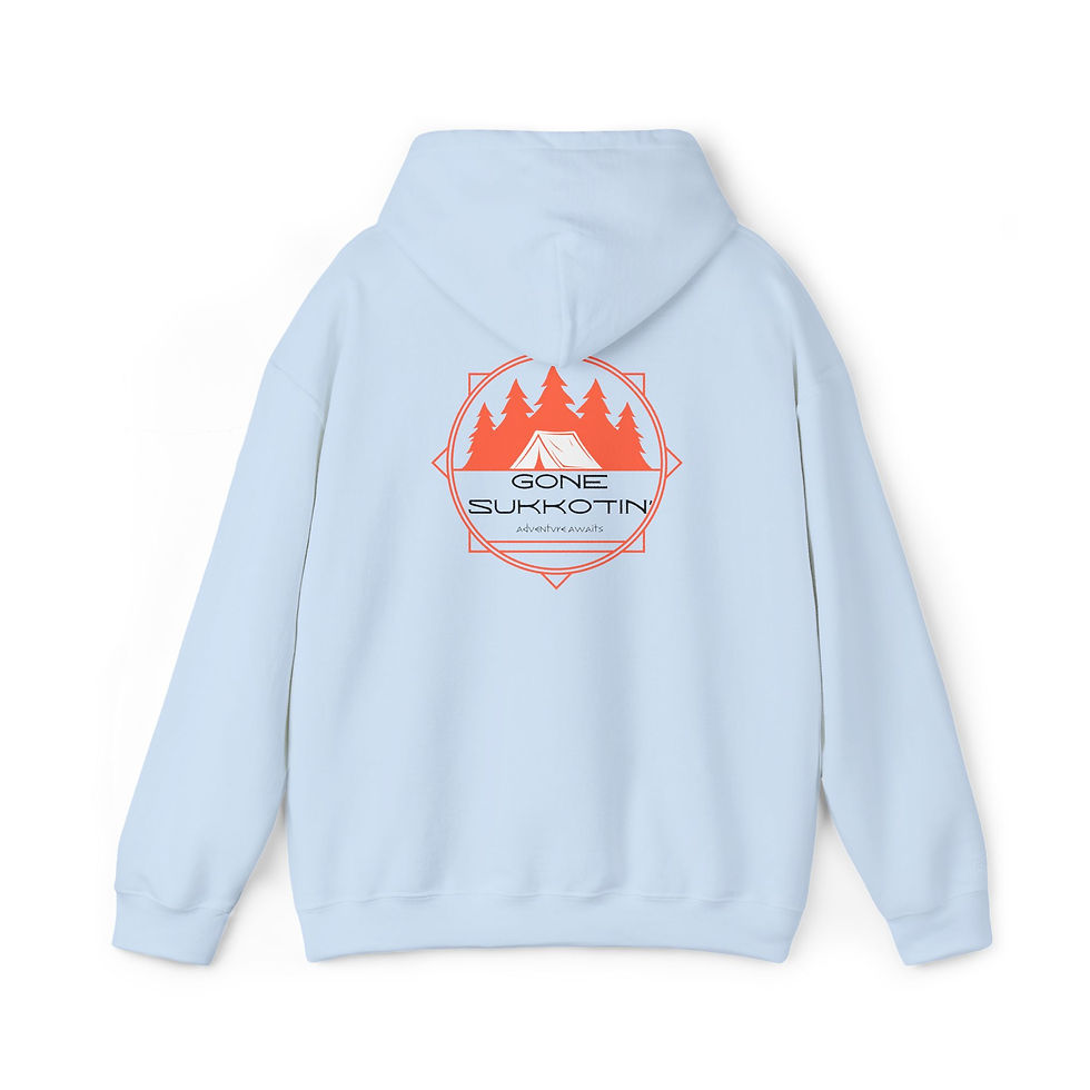 Thumbnail: Gone Sukkotin Adult Sweatshirt - Feast of Tabernacles Camping Tee