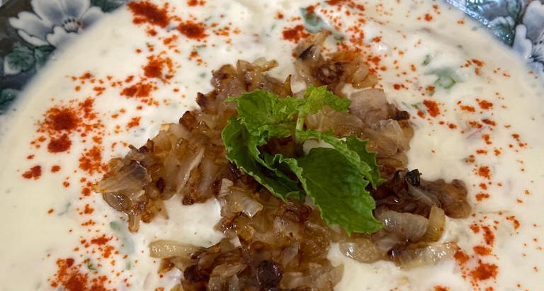 ROASTED BAINGAN (AUBERGINE/EGGPLANT) RAITA