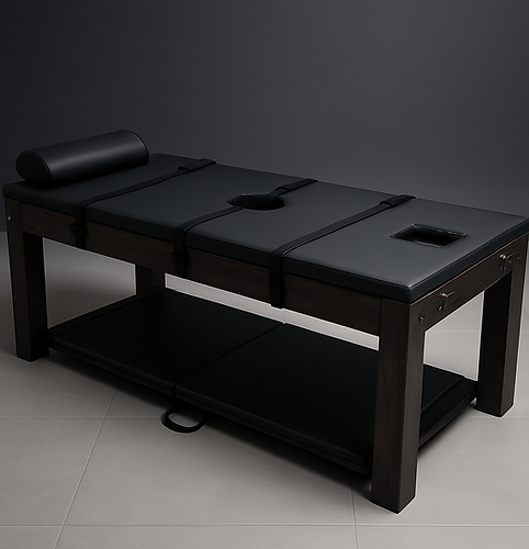 Magenta Velvet Milking Table