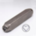 ABBECIAO  Heart Design Stamps, Metal Punch Stamp Stamping Tool 6mm 1/4"