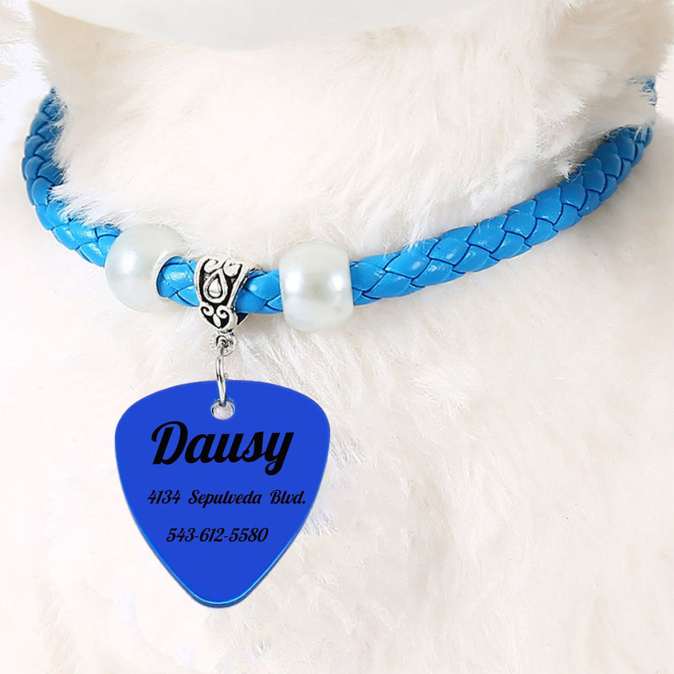 Thumbnail: ABBECIAO Aluminum Engraving Blank Guitar Pick Shape ID Tags Stamping Lable