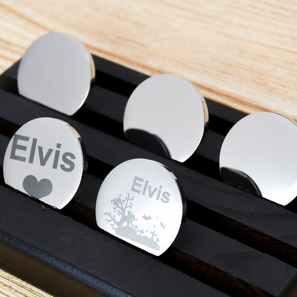 Thumbnail: ABBECIAO 32mm Stainless Steel Blank Tags 3mm Thick for Metal Stamping Engraving