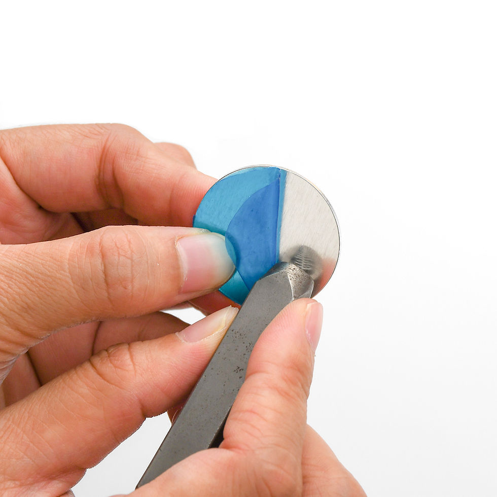 Thumbnail: ABBECIAO Aluminum Stamping Blanks Circle Smooth Jewelry Pet ID Tags No Hole