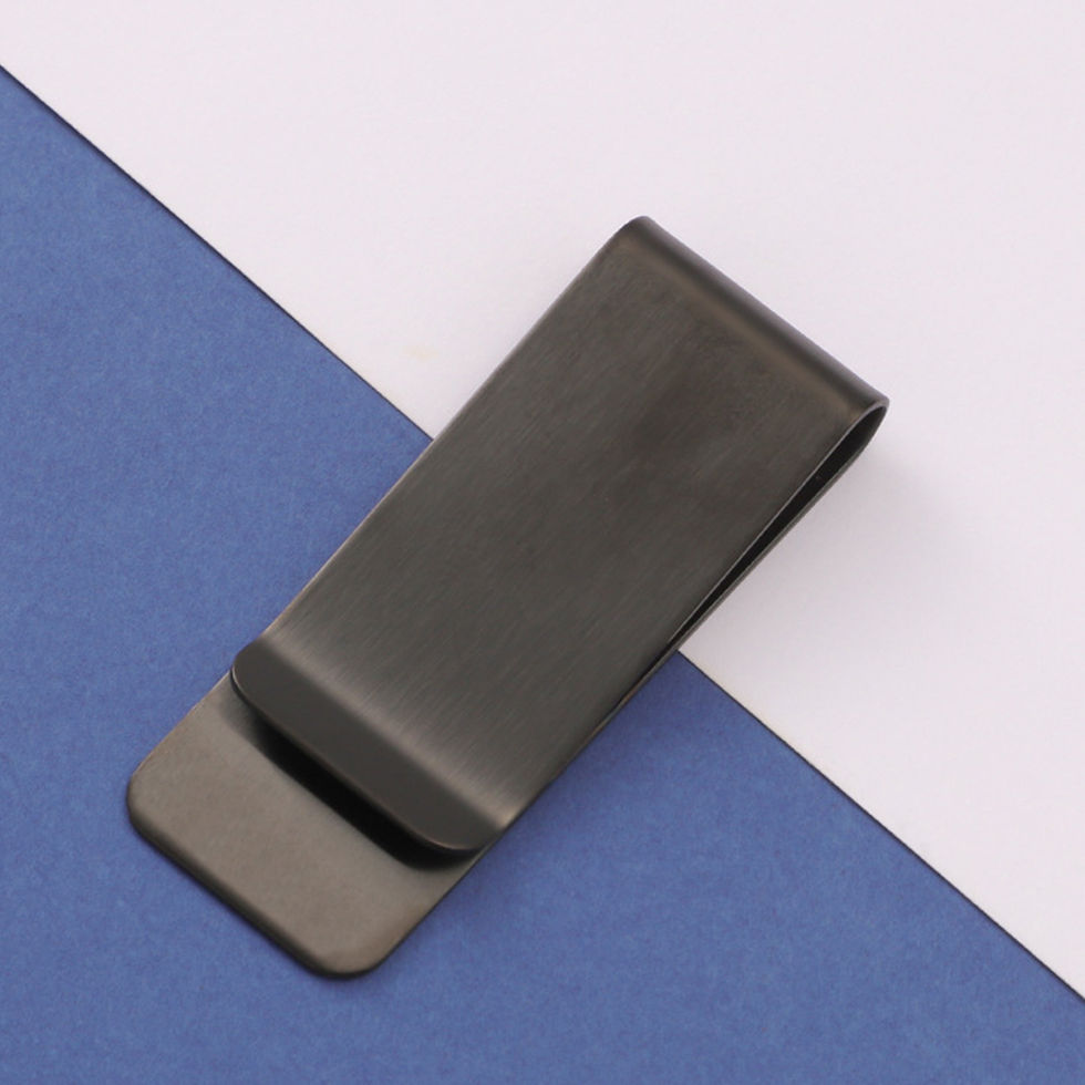 Thumbnail: ABBECIAO 2-inch Money Clip Blanks for Cash, Credit Cards, Wallet Holder