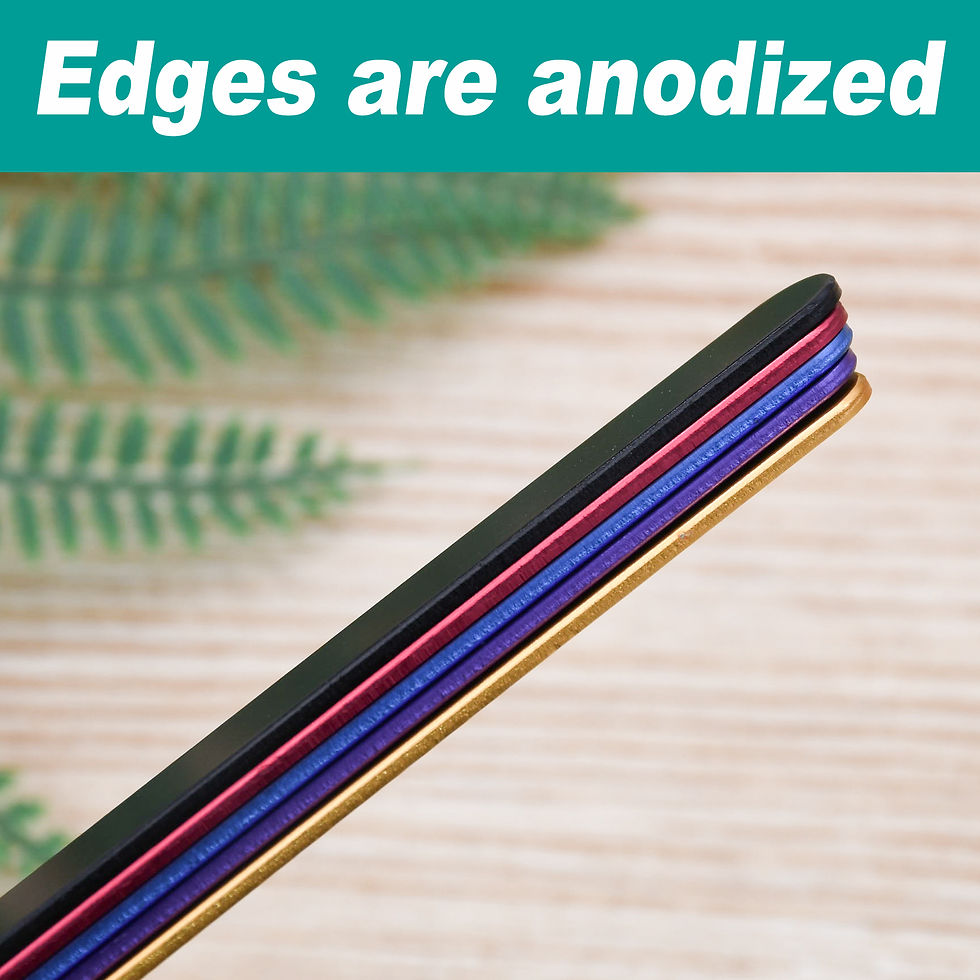 Thumbnail: Colorful Anodized Aluminum Cuff Bracelet Blanks for Stamping& Engraving 3/8"x 6"