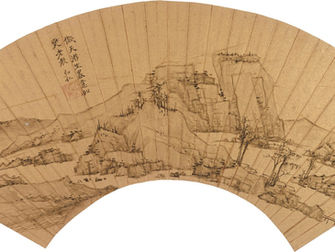 書畫筆記 vol.4 小萬柳堂:504万港元弘仁擬陸廣山水 - Hongren, Landscape after Lu Guang