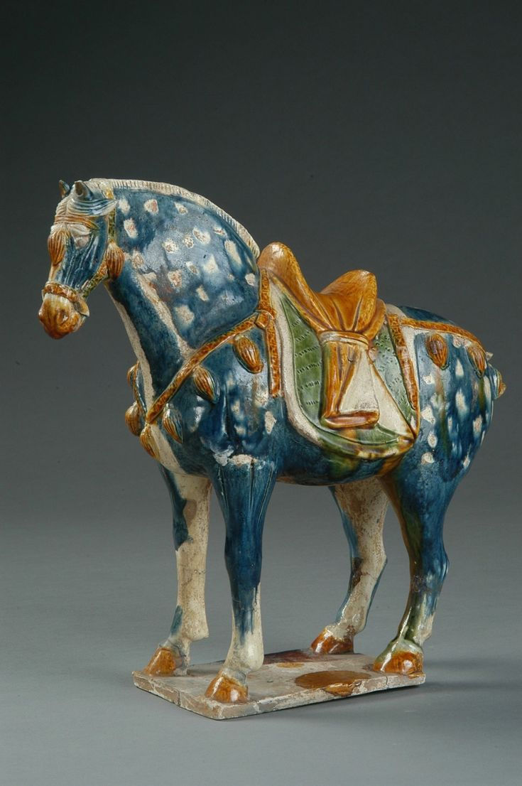 三彩筆記 vol.48 洛陽博物館:唐三彩純藍釉馬,武則天的精神遺產 - Luoyang Museum, Tang Sancai Blue Glazed Horse, the Spiritual Relics of Wu Zetian