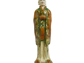 拍賣筆記 vol.421 蘇富比香港2026:唐代三彩文官俑,岡田博物館 - Sotheby’s 2026, Okada Sales Part 2, A Sancai Figure Of An Official, Tang Dynasty