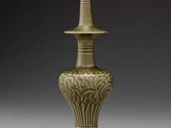 宋代筆記 vol.166 波士頓美術館:宋代耀州窯淨瓶 - Museum Fine Arts Boston, Yaozhou Celadon Kundika Vase, Charles B. Hoyt Collection, Northern Song Dynasty