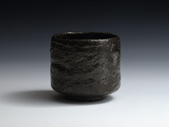 茶碗筆記 vol.18 藤田美術館:宗味作 黒楽茶碗 銘「小烏」 - Fujita Museum, Black Raku Tea Bowl, Named Little Crow (Kogarasu) by Sōmi
