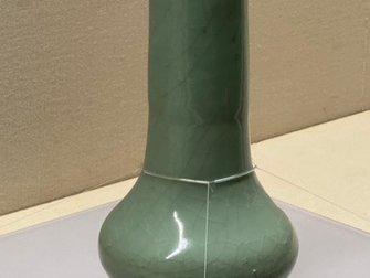 宋代筆記 vol.103 德川美術館:龍泉窯青磁下蕪形花生 - Tokugawa Art Museum, Shimokabura Turnip Shape Longquan Celadon Flower Vase