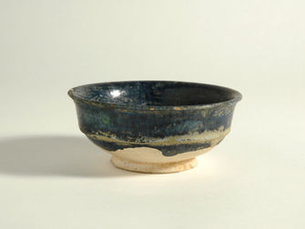 三彩筆記 vol.34 瑞特伯格博物館:唐三彩藍釉折腰碗 - Rietberg Museum, Tang Sancai Blue-Glazed Bowl