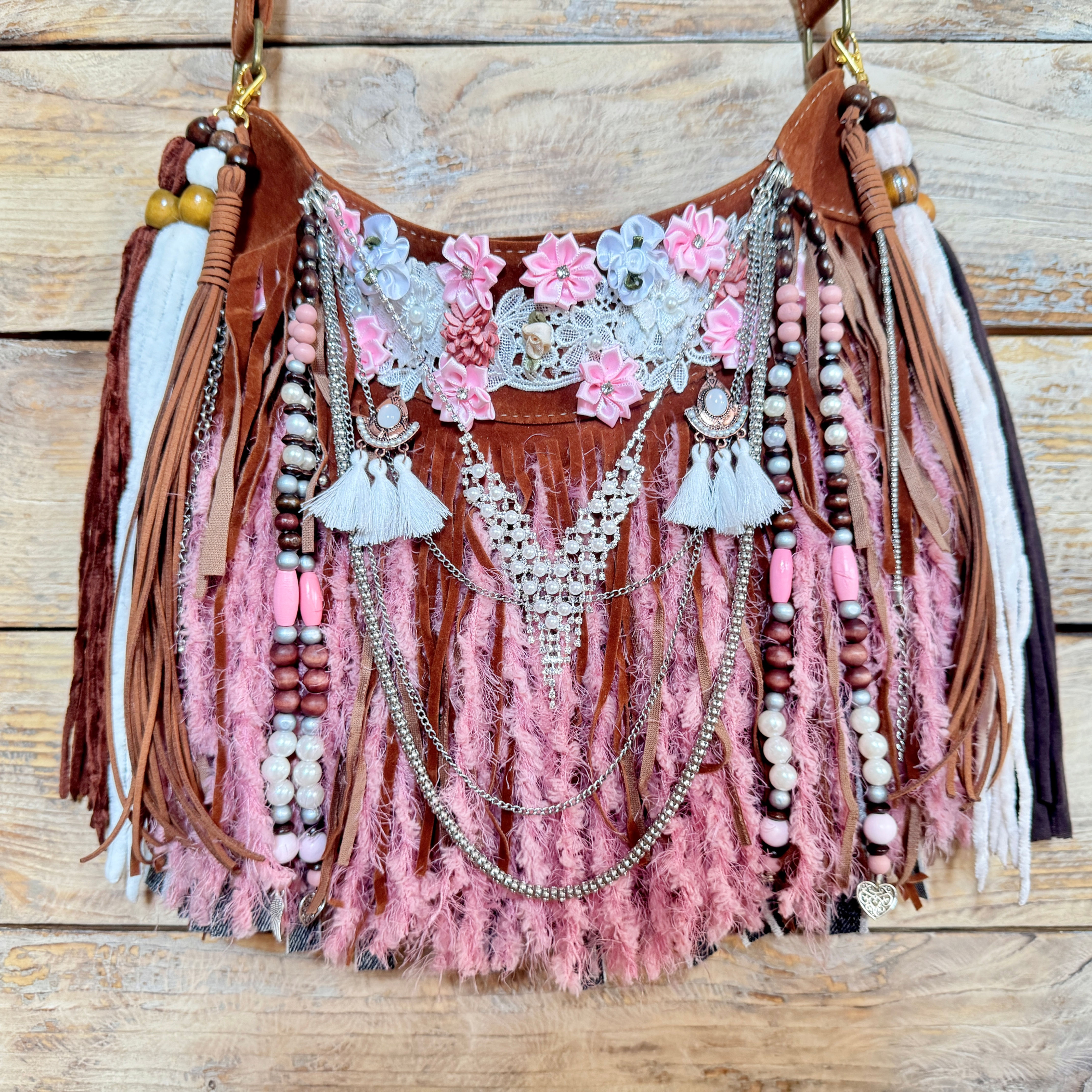 Saffron Fringe Bag