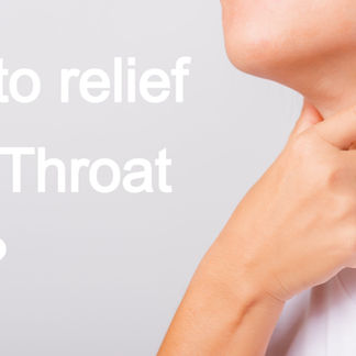 How to relieve sore throat pain