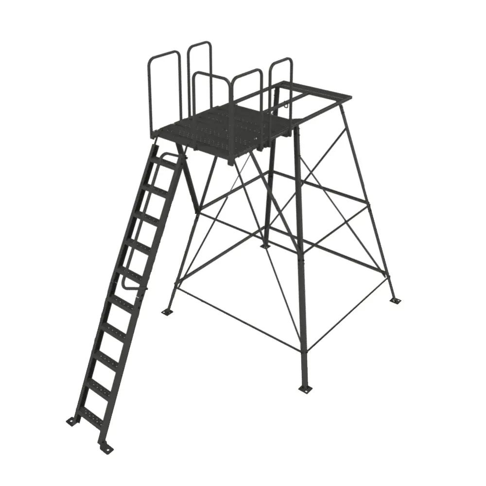 10' Deluxe Stand with Ladder+ 2' Porch Extension