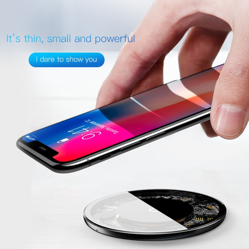 Baseus Wireless Charger Fast Wireless Charging pad 20% off Best Cheap