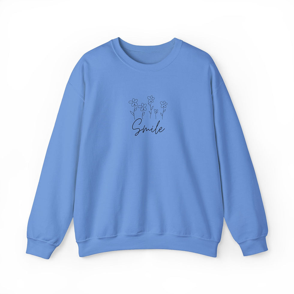 Thumbnail: Smile With Flowers Sweatshirt