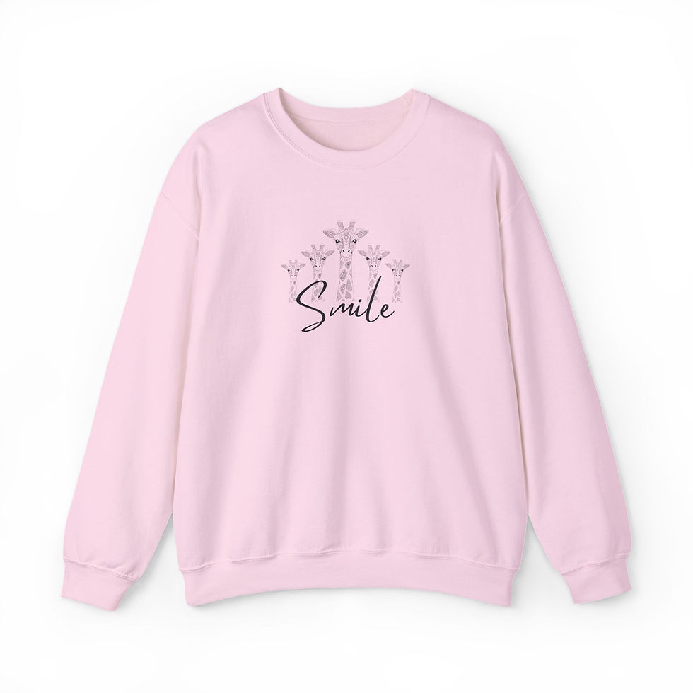 Thumbnail: Smile With Giraffes Sweatshirt