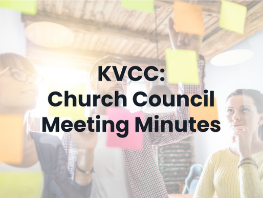 Church Council Meeting Minutes | May 27, 2025 