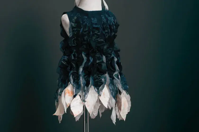 Fungal Clothing: Cordyceps Mushroom based Textile Grows, Repairs, and Biodegrades