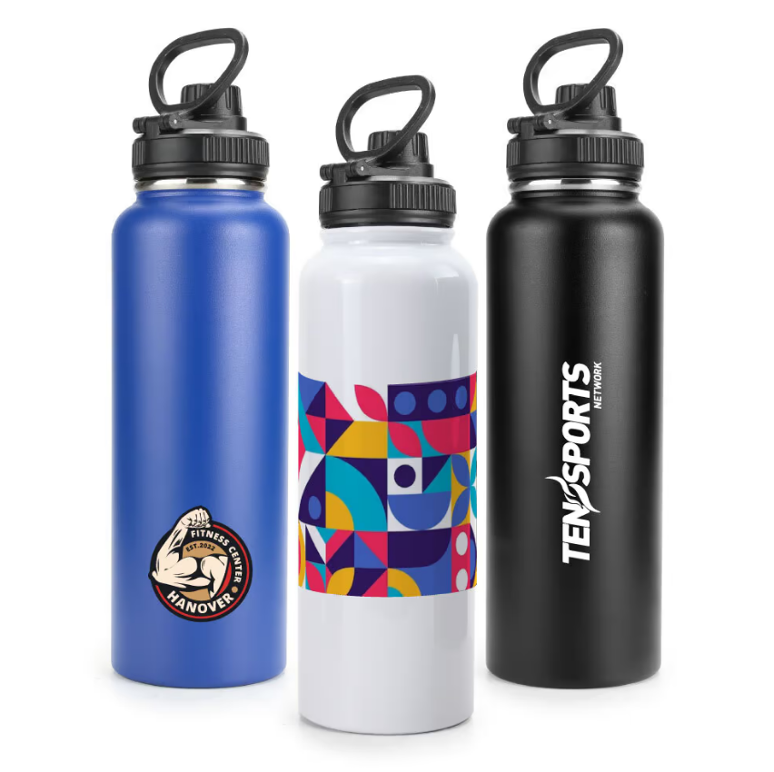 Double Wall Stainless Steel Bottles with Carry Handle
