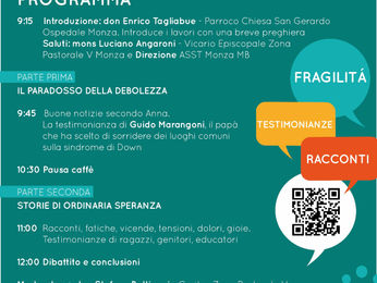 CONVEGNO: LA POTENZA DELLA FRAGILITÀ
