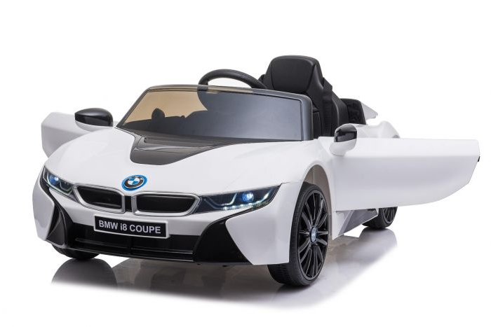 Miniature : Voiture électrique BMW i8, blanc