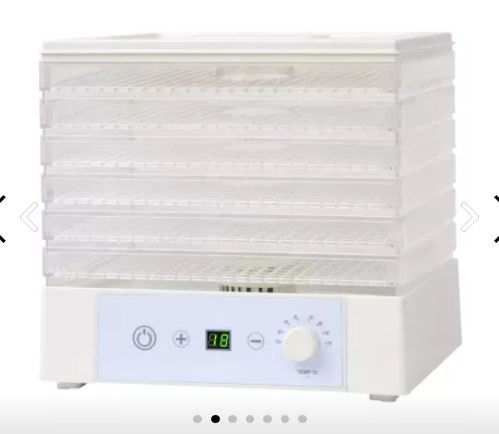 Miniature : Déshydrateur alimentaire avec 6 plateaux 250 W Blanc