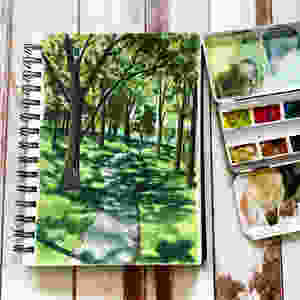 Priscilla George Art - Sketchbook Study