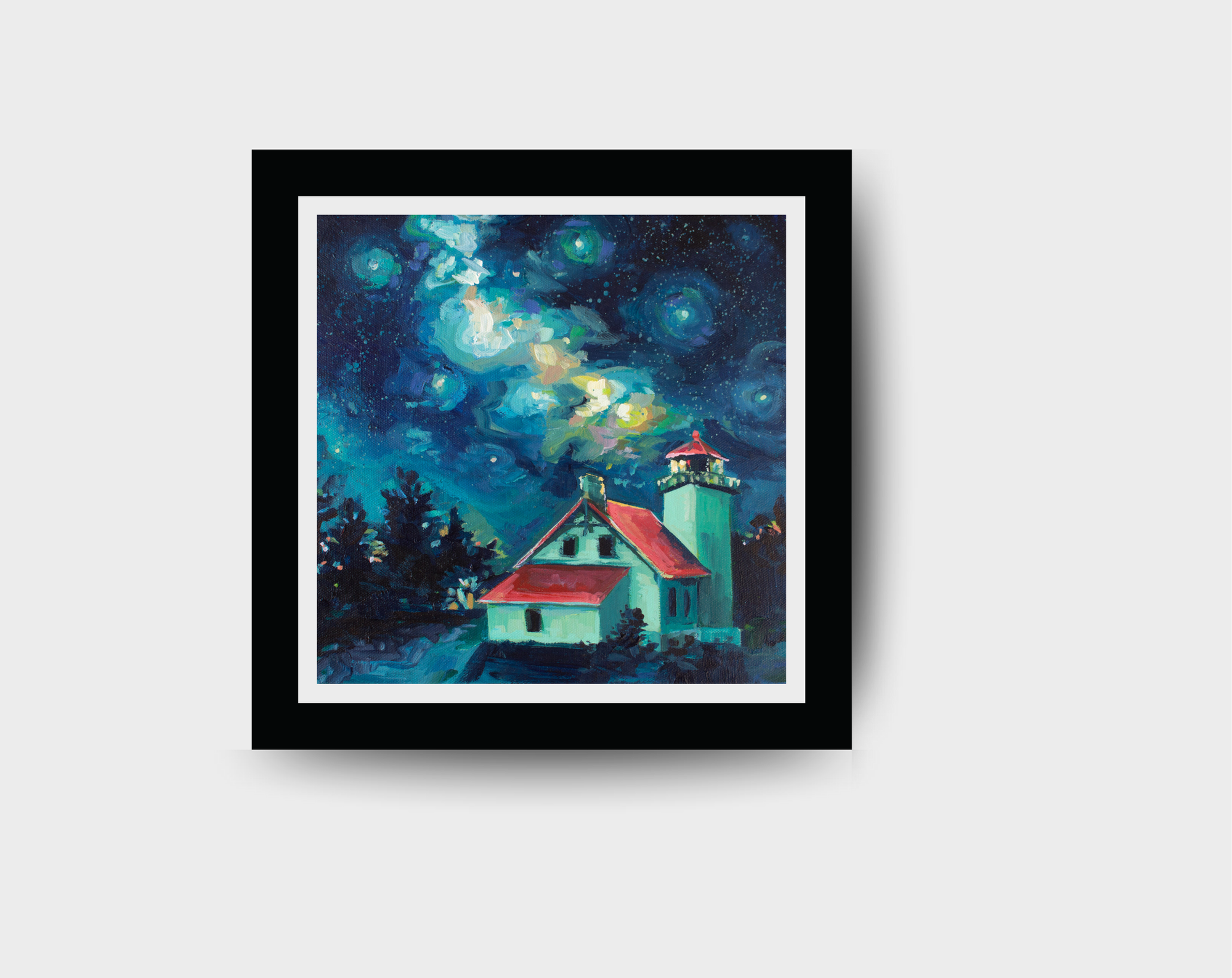 Eagle Bluff Lighthouse Print