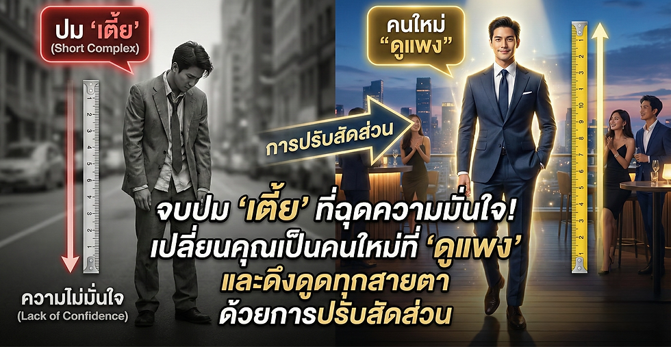 จบปม "เตี้ย" ที่ฉุดความมั่นใจ!