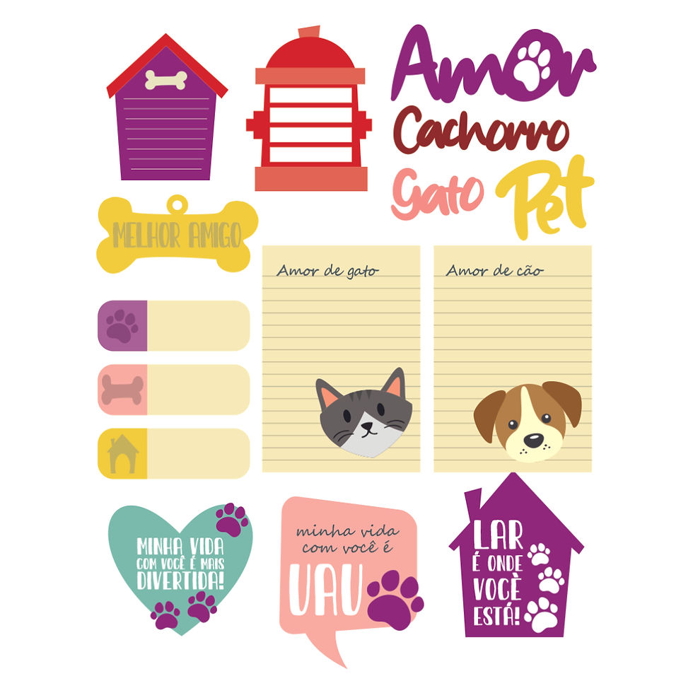 Miniatura: Diecuts Amor de Pet