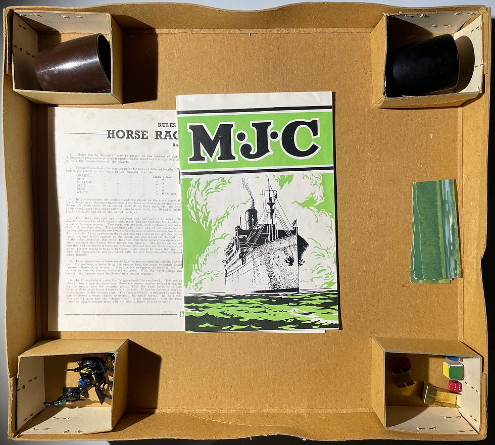 ​​Horse Racing To-night Box Contents (With Copyright Notice)