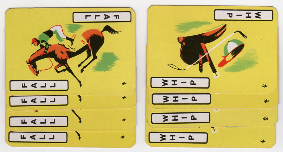 'Chase Fall and Whip cards