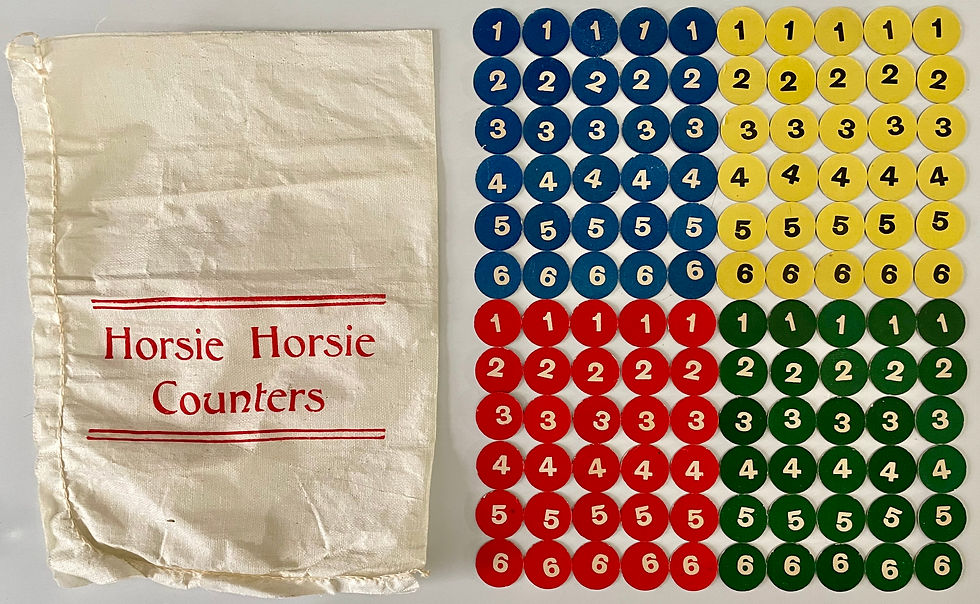Horsie Horsie Counters Bag and Counters