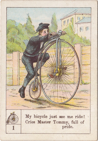 Penny Farthing Card 1