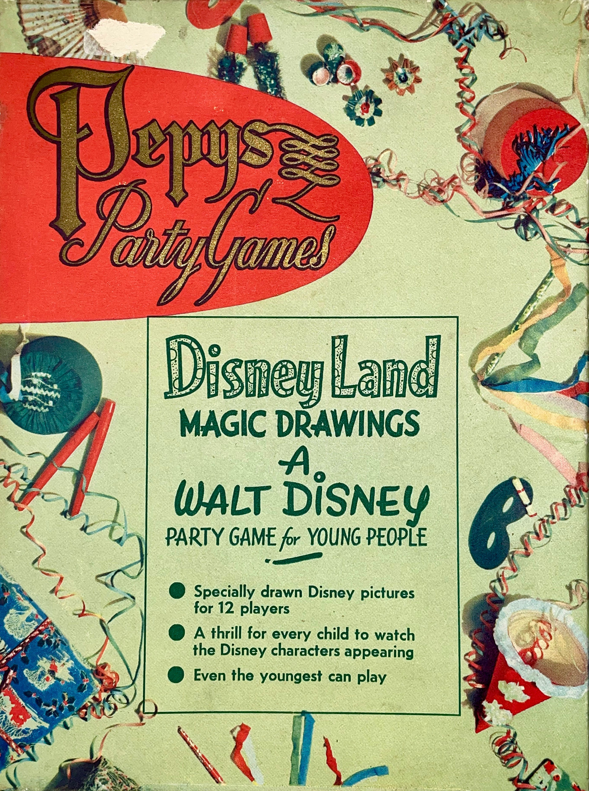 Disney Land Magic Drawings 1953