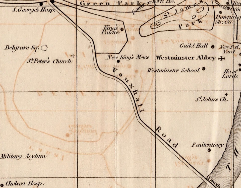 Leigh's Panorama Map - South West Section