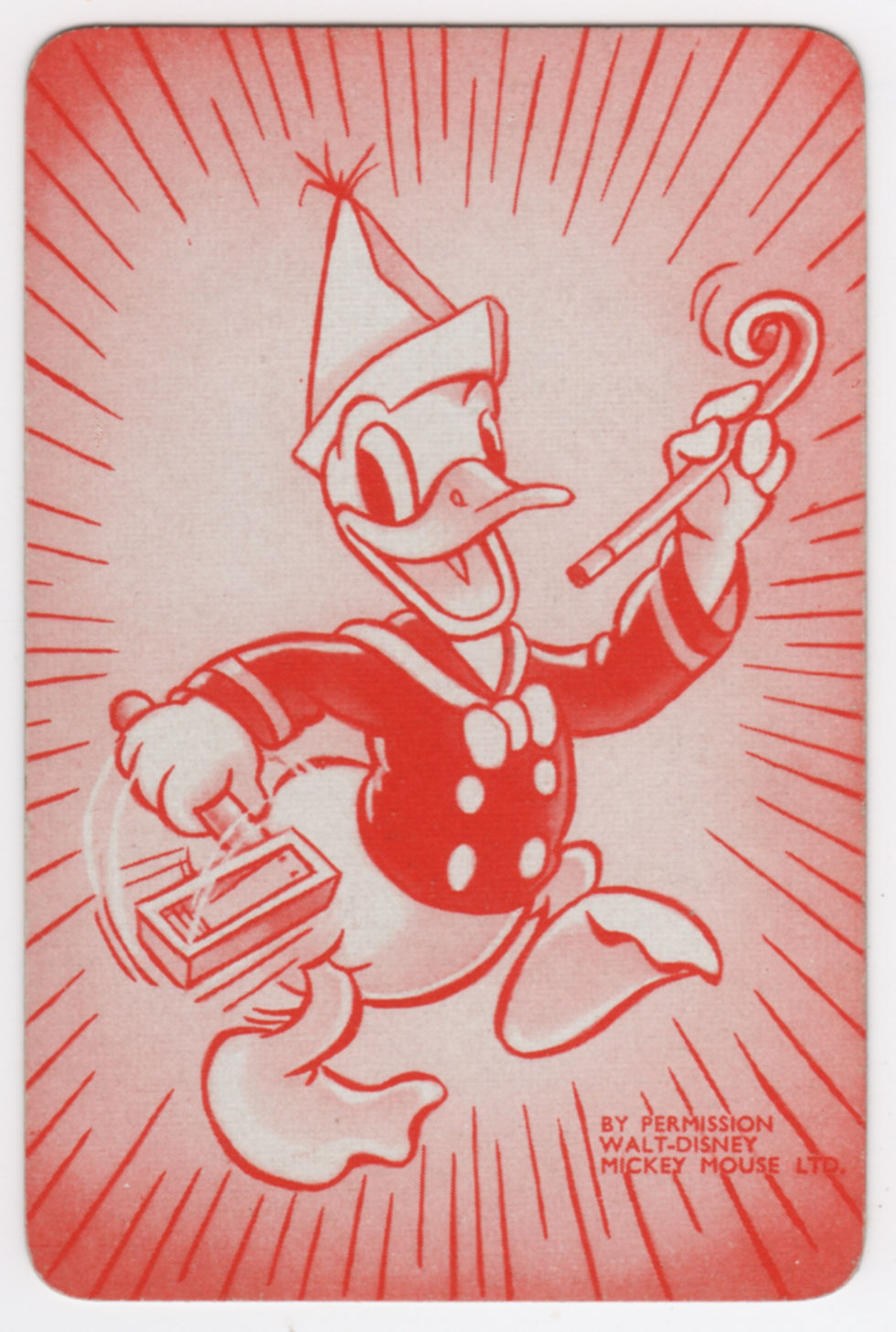 Mickey's Fun Fair - Card Back Red 