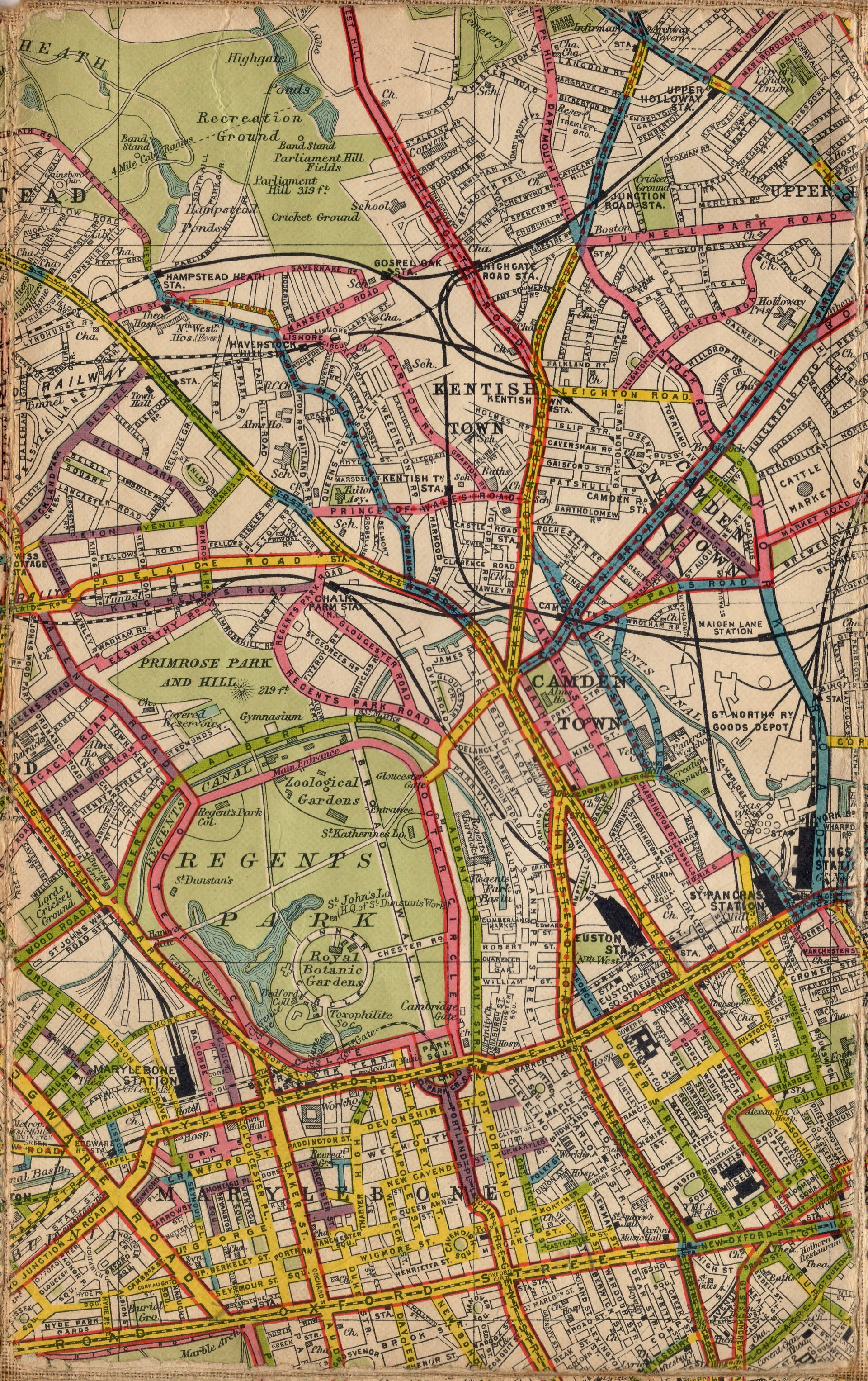 Road Surface Map Top Section Panel 2