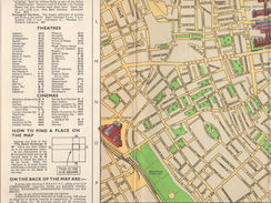 Chichesters Picture Map of London - Bottom Row Panel 1: Earl’s Court, South Kensington, Natural History Mueum