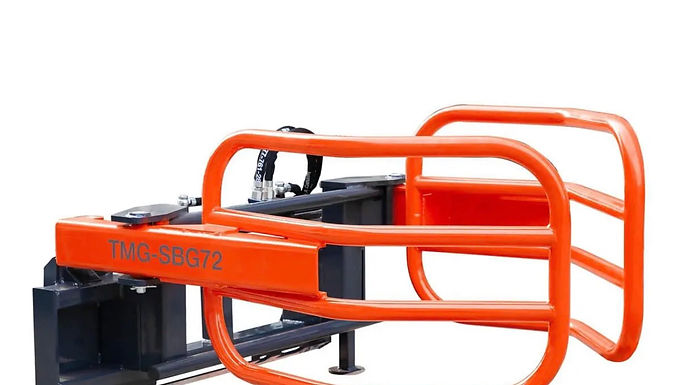 SKid Steer 72” round bale gripper Grapple